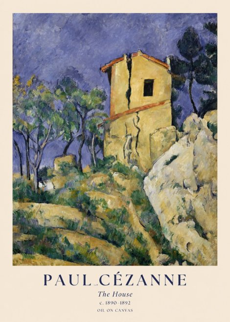 Paul Cézanne The House No1 - Plakat