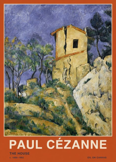 Paul Cézanne The House No2 - Plakat