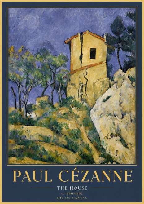 Paul Cézanne The House No5 - Plakat