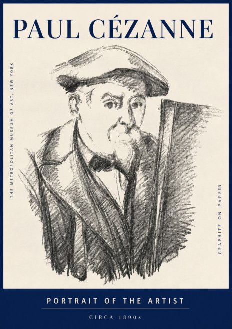 Paul Cézanne Portrait of the Artist III No3 - Plakat