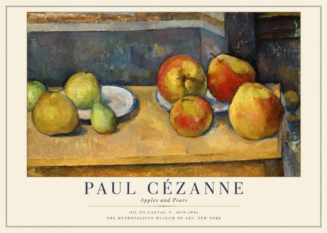 Paul Cézanne Apples and Pears No1 - Plakat