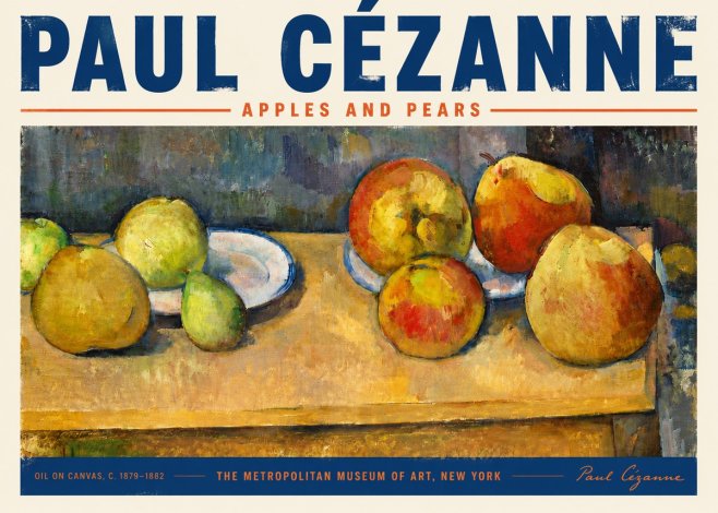 Paul Cézanne Apples and Pears No5 - Plakat