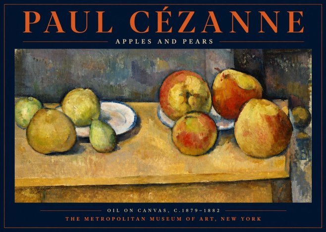 Paul Cézanne Apples and Pears No6 - Plakat