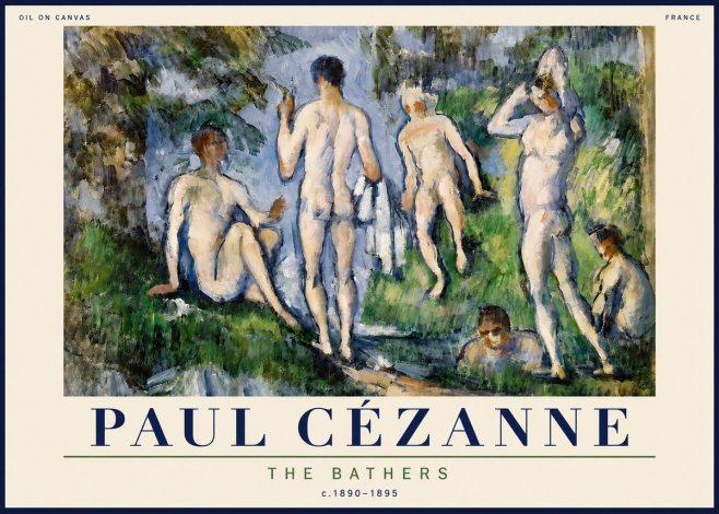 Paul Cézanne The Bathers No6 - Plakat