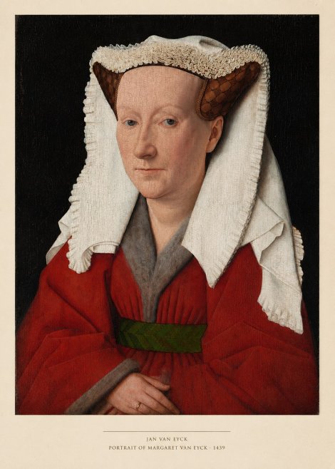 Jan van Eyck Portrait of Margaret Van Eyck II No4 - Plakat