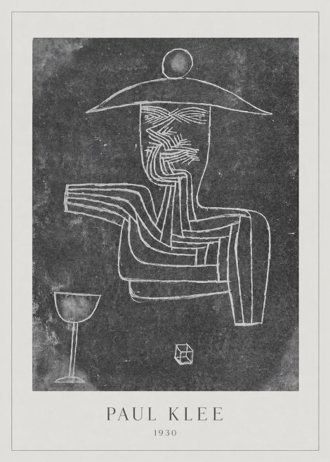 Paul Klee Figure of a Seer No3 - Plakat