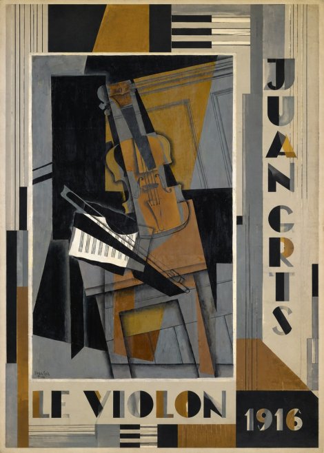 Juan Gris Le Violon No6 - Plakat