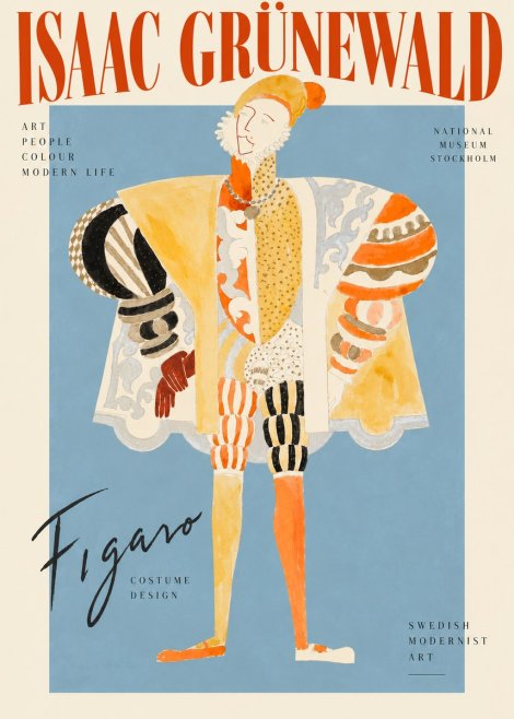 Isaac Grünewald Figaro I No3 - Plakat