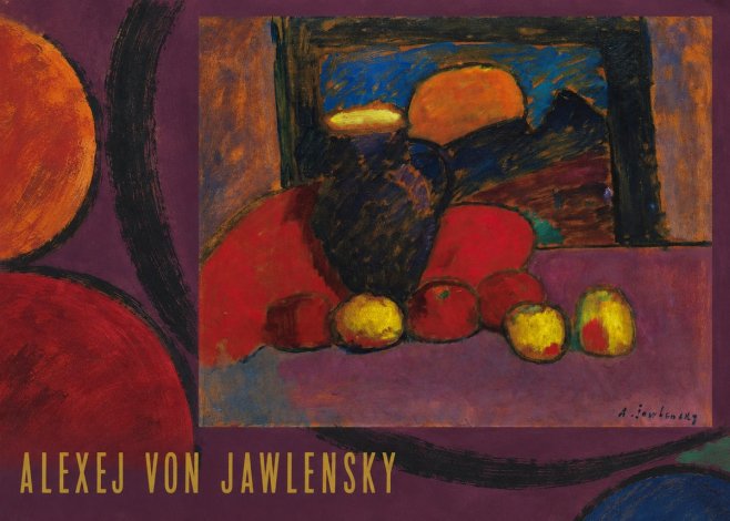 Alexej von Jawlensky Still Life with Vase and Fruit No6 - Plakat