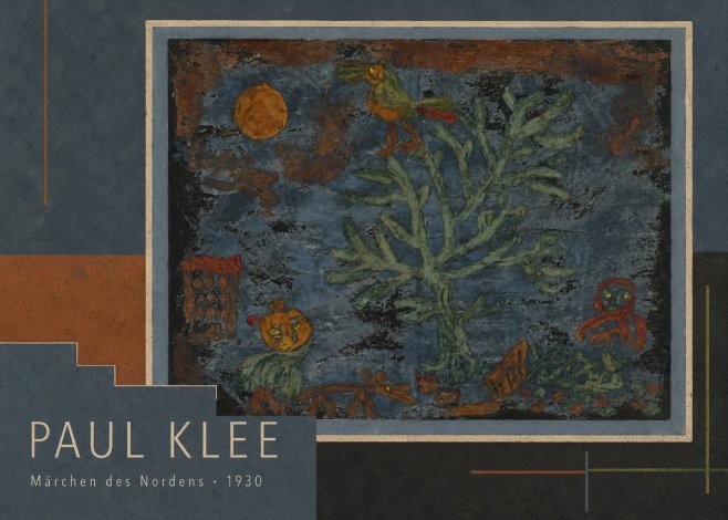 Paul Klee Märchen Des Nordens No1 - Plakat