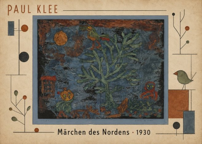 Paul Klee Märchen Des Nordens No5 - Plakat