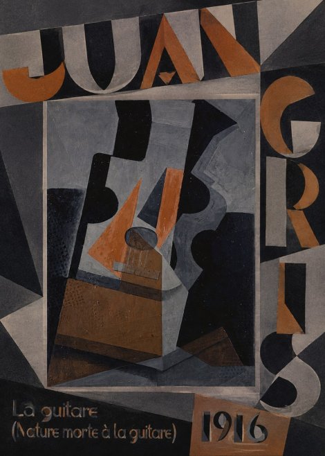 Juan Gris La Guitare (Nature Morte À La Guitare) No4 - Plakat