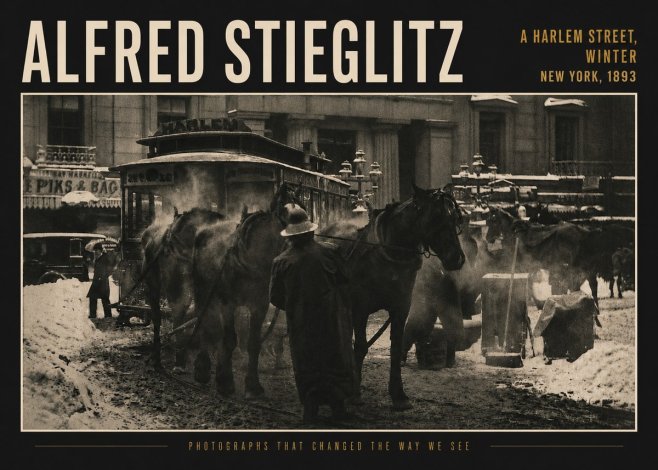 Alfred Stieglitz New York - Winter No5 - Plakat