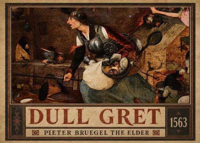 Pieter Bruegel Dull Gret II No3 - Plakat
