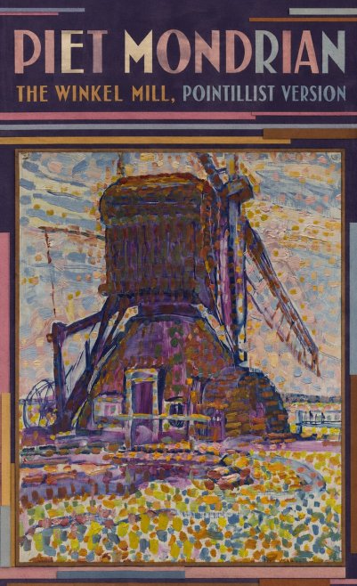 Piet Mondrian The Winkel Mill, Pointillist Version No6 - Plakat