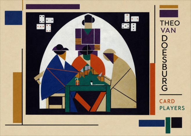 Theo van Doesburg Card Players No3 - Plakat