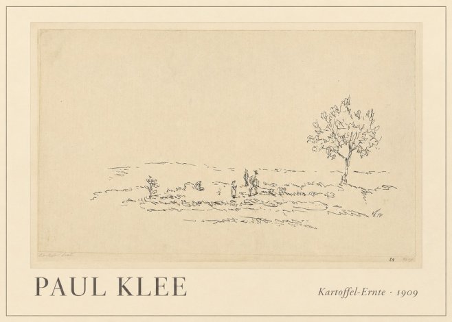Paul Klee Kartoffel-ernte No1 - Plakat