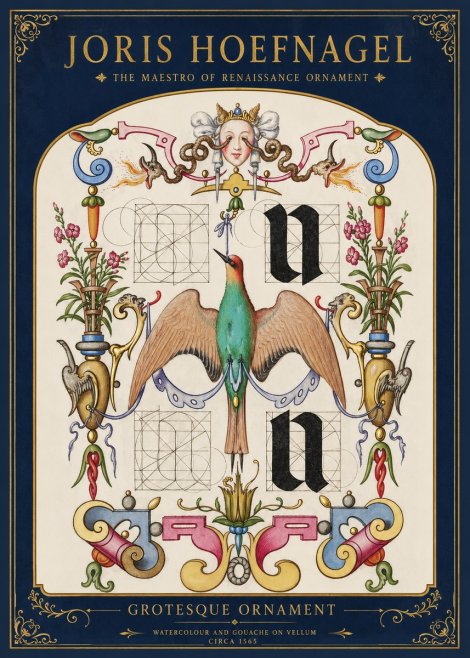 Joris Hoefnagel Grotesque Ornament No2 - Plakat