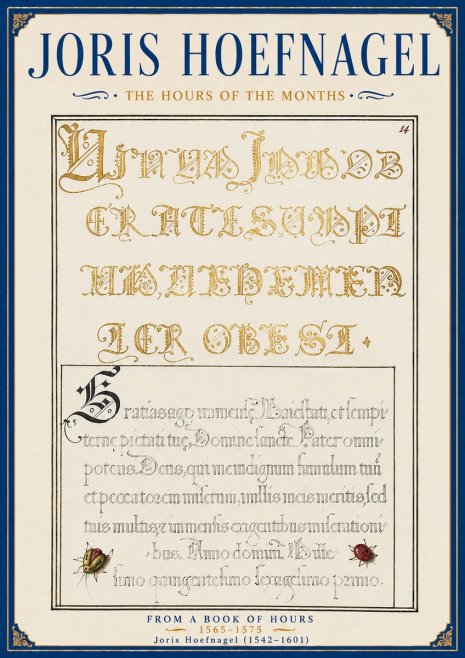 Joris Hoefnagel Gratias Tibi Agimus No6 - Plakat