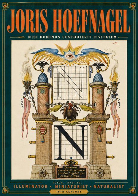 Joris Hoefnagel The Letter N No6 - Plakat
