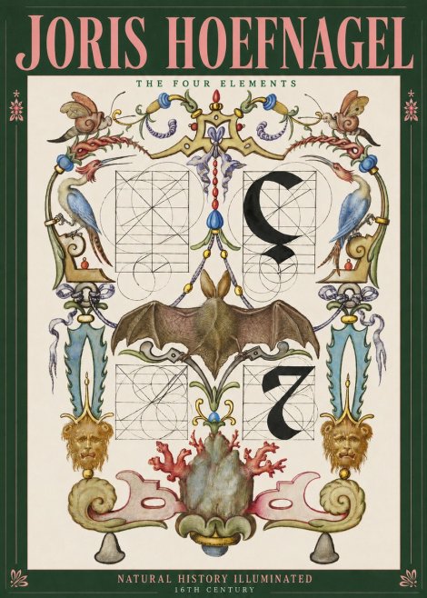 Joris Hoefnagel The Four Elements I No2 - Plakat