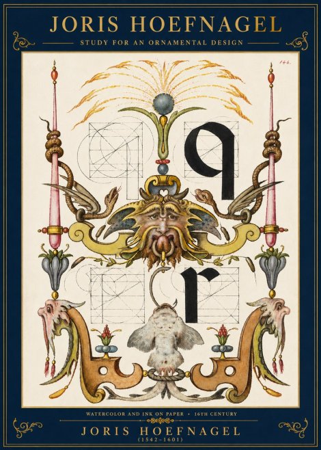 Joris Hoefnagel Ornamental Design I No3 - Plakat