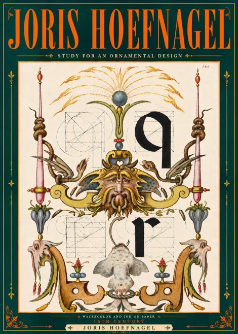 Joris Hoefnagel Ornamental Design I No6 - Plakat