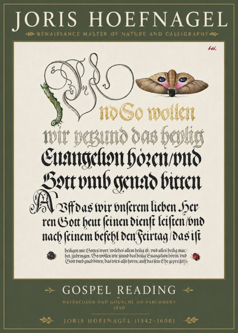 Joris Hoefnagel Gospel Reading No4 - Plakat