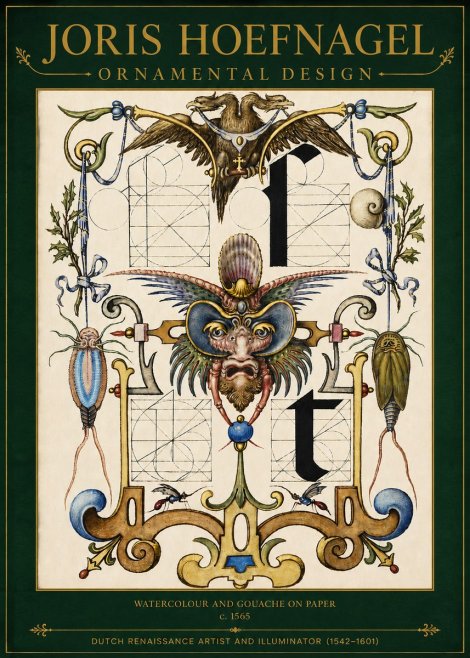 Joris Hoefnagel Ornamental Design II No3 - Plakat