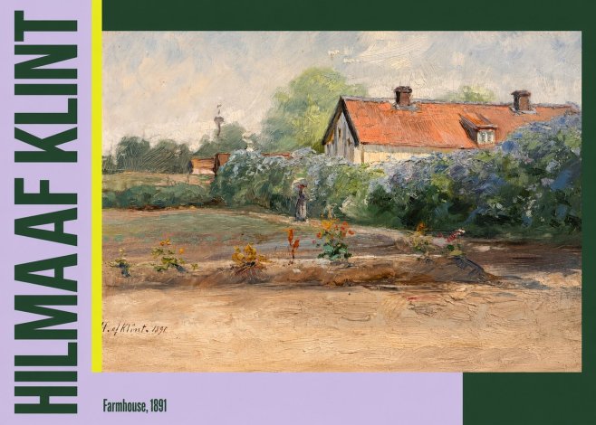 Hilma af Klint Farmhouse, 1891 No3 - Plakat