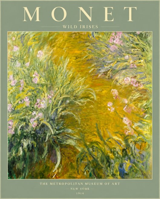 Monet Wild Irises No6 - Plakat