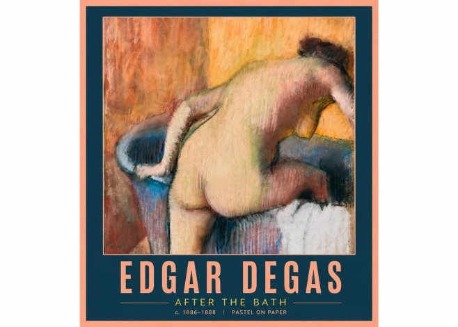 Edgar Degas After the Bath I No2 - Plakat