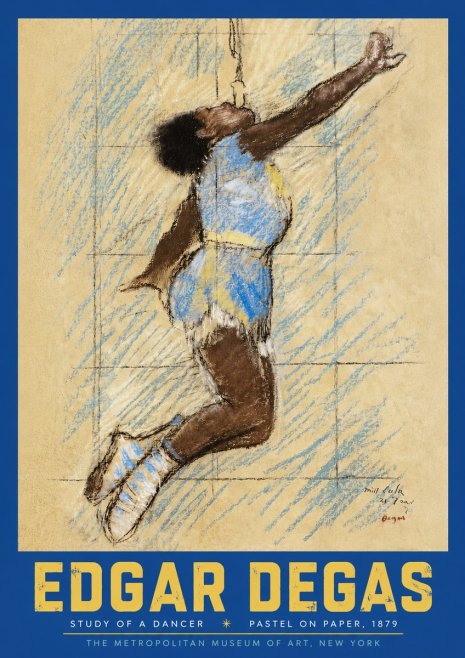 Edgar Degas Study of a Dancer No3 - Plakat