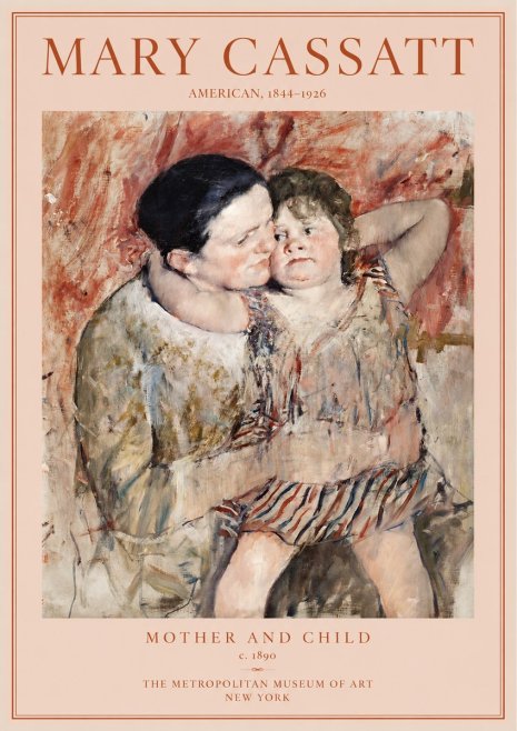 Mary Cassatt Mother and Child II No2 - Plakat
