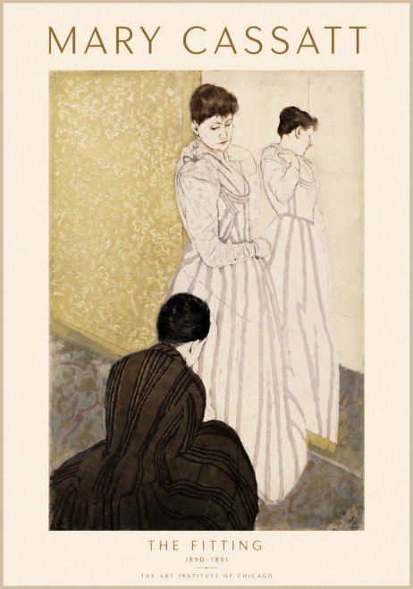 Mary Cassatt The Fitting No3 - Plakat