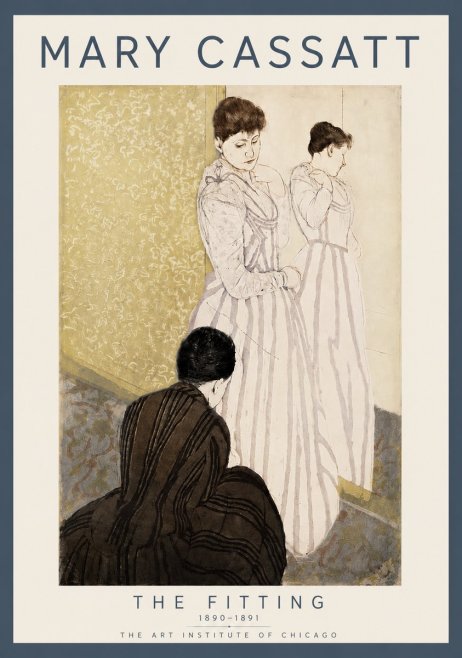 Mary Cassatt The Fitting No4 - Plakat