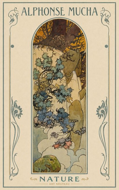 Mucha Nature No3 - Plakat