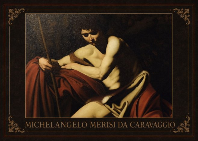 Michelangelo Merisi da Caravaggio Saint John the Baptist I No1 - Plakat
