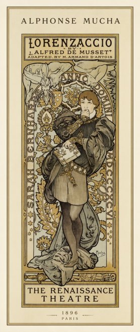 Mucha Lorenzaccio No1 - Plakat