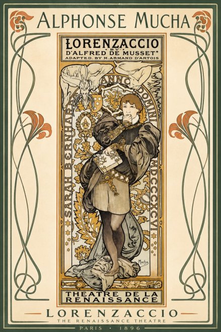 Mucha Lorenzaccio No2 - Plakat