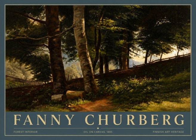 Fanny Churberg Forest Interior No5 - Plakat