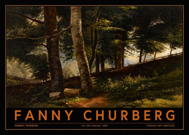 Fanny Churberg Forest Interior No6 - Plakat