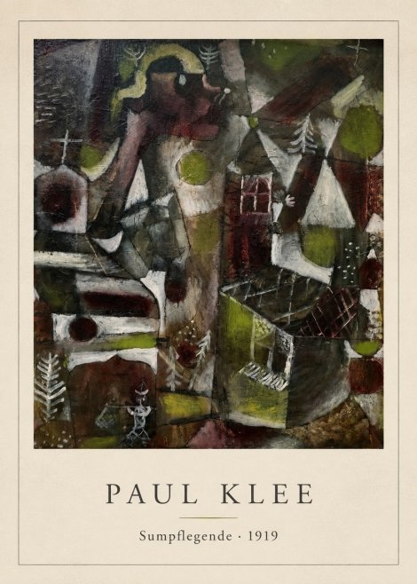 Paul Klee Sumpflegende I No4 - Plakat