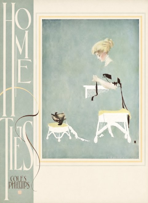 Coles Phillips Home Ties No5 - Plakat
