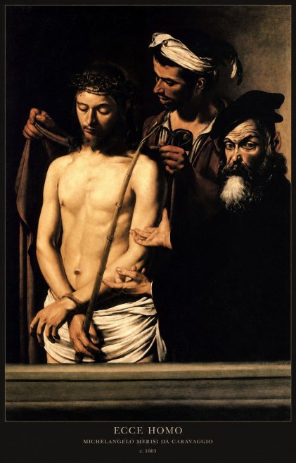 Michelangelo Merisi da Caravaggio Ecce Homo No6 - Plakat