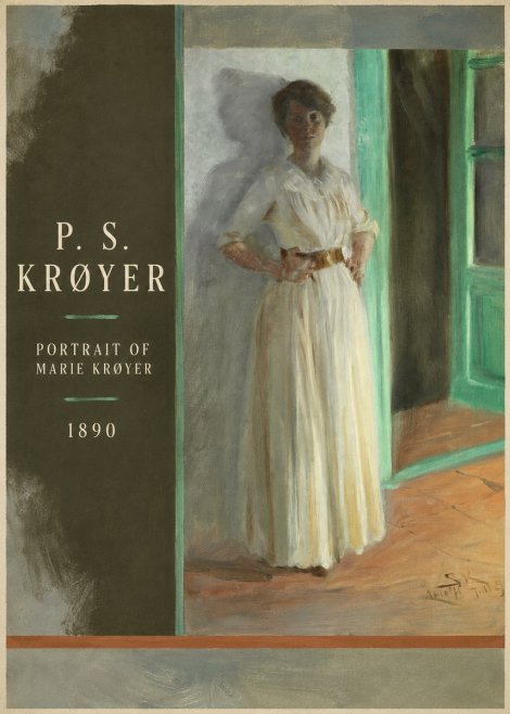 P.S. Krøyer Portrait of Marie Krøyer No4 - Plakat