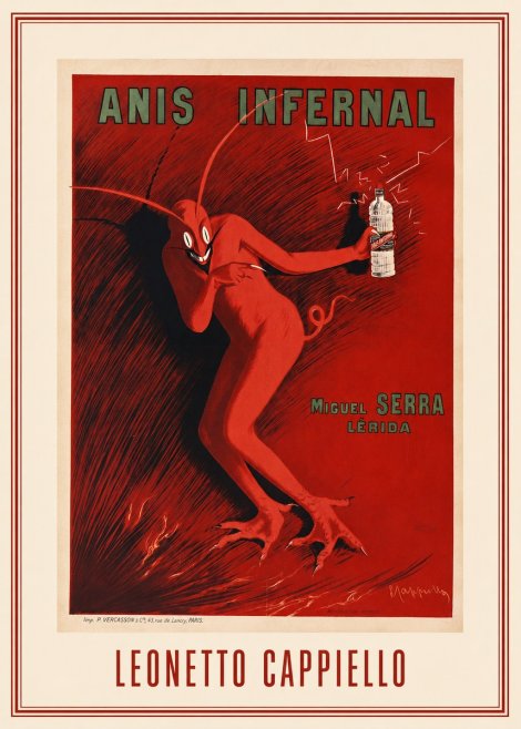 Leonetto Cappiello Anis Infernal I No1 - Plakat