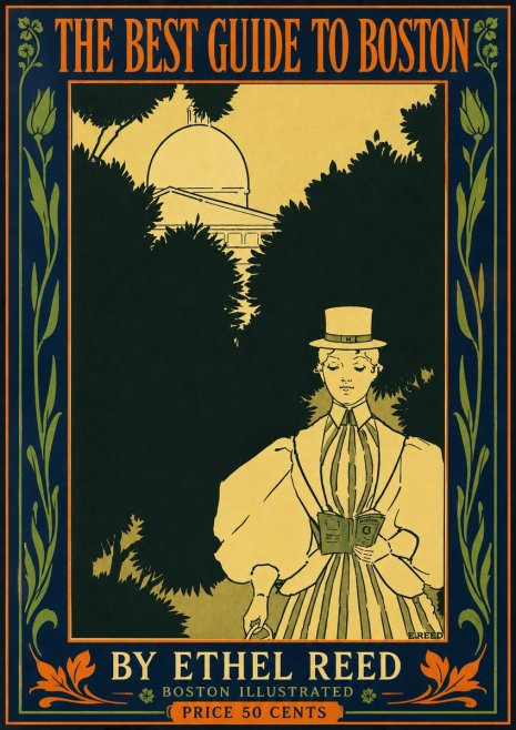 Ethel Reed The Best Guide to Boston No5 - Plakat