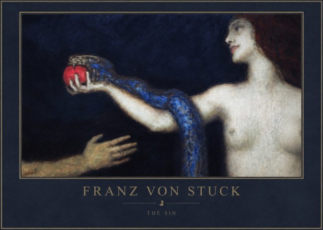 Franz von Stuck The Sin I No1 - Plakat