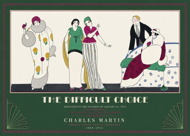 Charles Martin The Difficult Choice No2 - Plakat